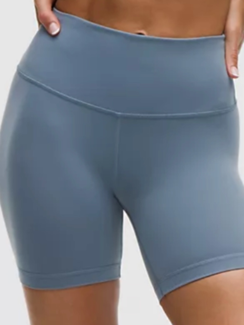 Wunder Train High-Rise Short 6" Steel Blue